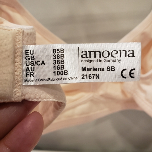 FURLOUGH SALE Amoena Ivory "Marlena" Wirefree Bra - Sz 38B US/UK - Picture 4 of 8